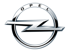 Opel car spare parts provider brand logo